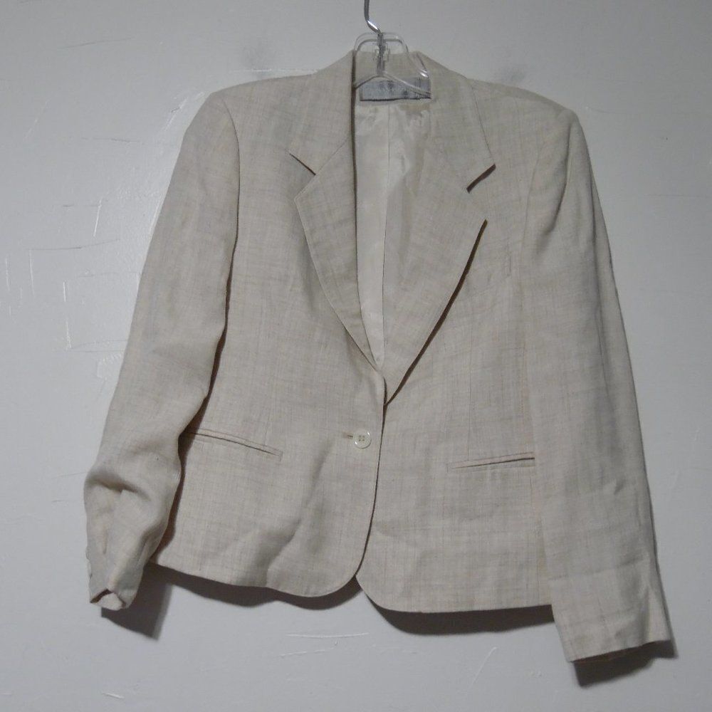 EVEN-PICONE CREAM colored blazer ladies size 8